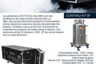 Location machine a fumee