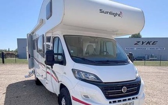 Location camping car sunlight